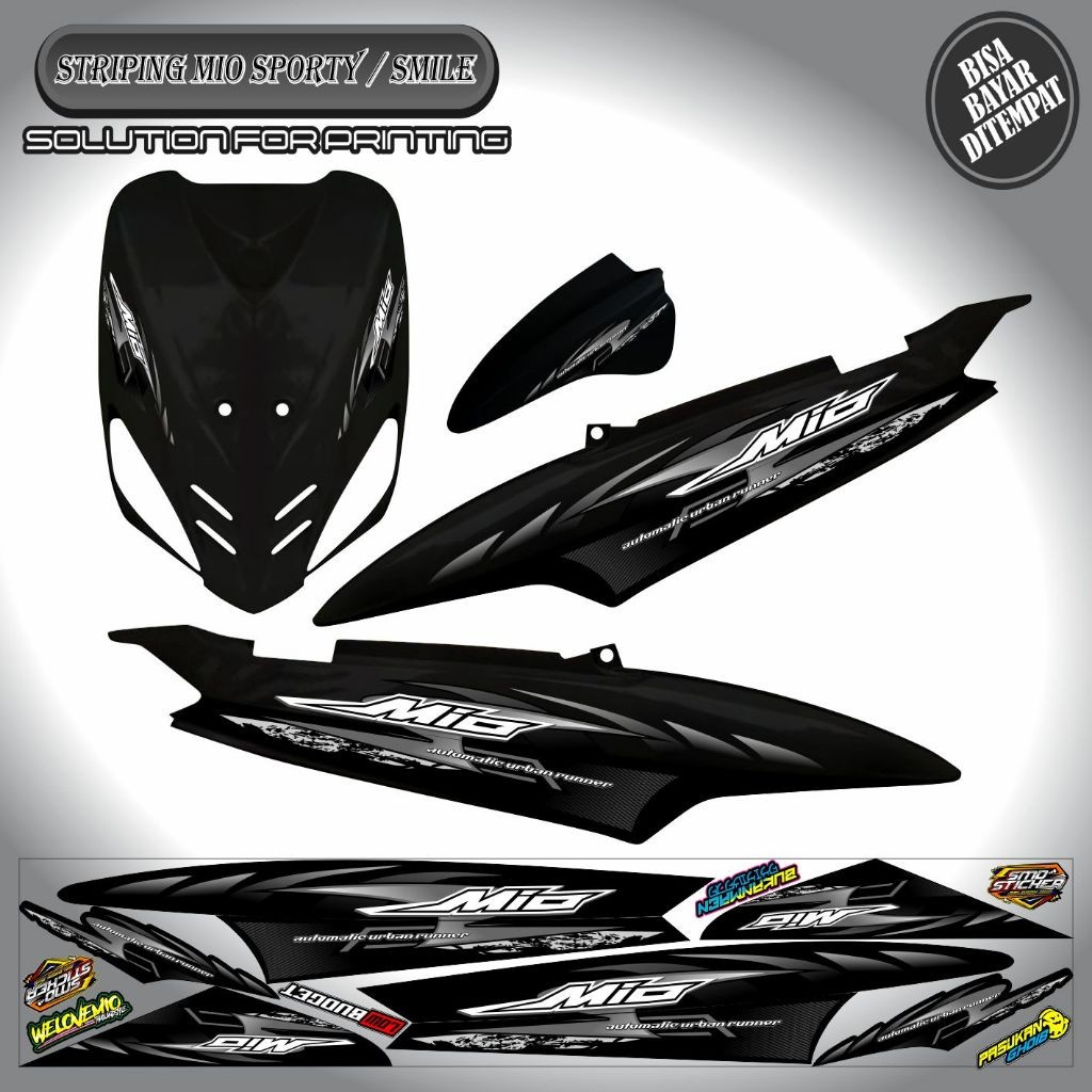 YAMAHA MIO SPORTY / MIO SMILE STICKER VARIATION STRIPING