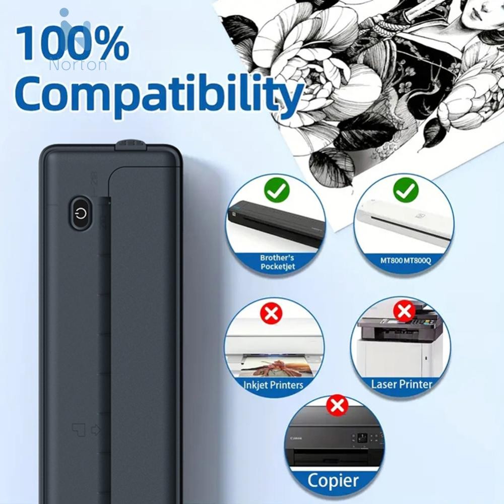 กระดาษความร้อนสีขาวขนาด A4 จำนวน 100/200 แผ่น ระบบอ่านค่าอัตโนมัติ ผลิตโดยอุตสาหกรรมกระดาษของไทย [Norton.th] - รูปที่ 6