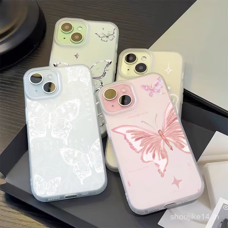 สีขาวภาพวาดสีน้ำมันโบว์เหมาะสำหรับ iPhone 11pro 13pro 11 12 13 15 16บวกกรณีโทรศัพท์11 12 13 14 15 16