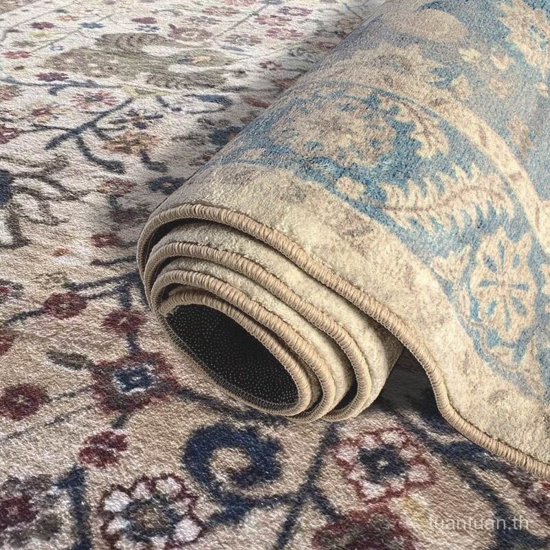 พรมพรมปูพื้นห้องนั่งเล่นพรมหนาพิเศษพรมปูพื้นสไตล์อเมริกันย้อนยุคห้องนอนห้องคิดถึงพื้นที่ขนาดใหญ่ - รูปที่ 7