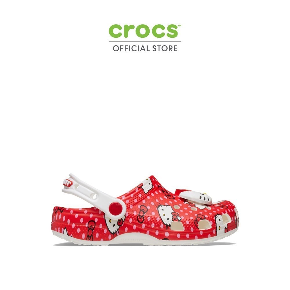 CROCS รองเท้าลำลองเด็ก HELLO KITTY RED CLASSIC CLOG รุ่น 21057690H - MULTI