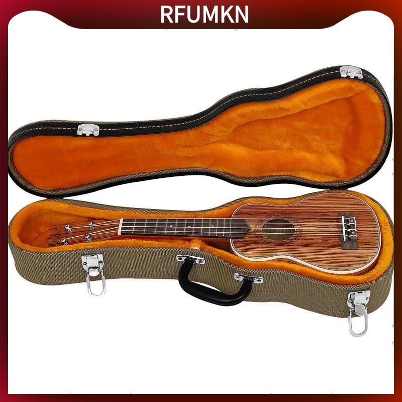 [rfumkn] Ukulele Case Hardshell Ukulele Bag สําหรับ Ukuleles Concert Show Performance