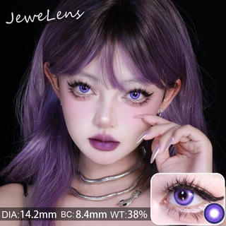 Jewelens คอสเพลย์คอนแทคเลนส์สีฮาโลวีนอะนิเมะ Softlens Koi สีม่วงนักเรียน