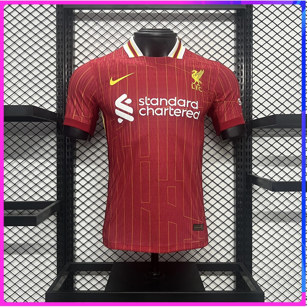 Player version 24-25 LWP home เสื้อฟุตบอลคุณภาพสูงเสื้อแขนสั้น S-XXL