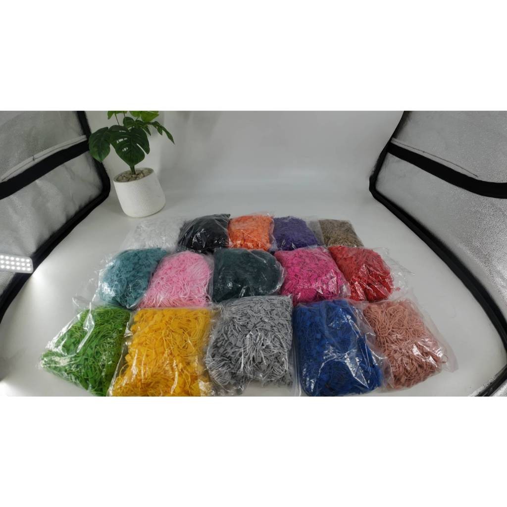 [เชือก] เชือกคล้องป้ายสินค้า ใช้ห้อยป้ายแท็กหรือร้อยป้ายราคาสินค้า 17 สี มี 100เ ส้นและ1000เส้น พร้อมส่ง