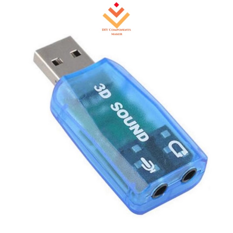 การ์ดเสียงภายนอก USB อะแดปเตอร์เสียงสเตอริโอ 3.5 มม. เอาต์พุต Aux และอินพุตไมโครโฟน