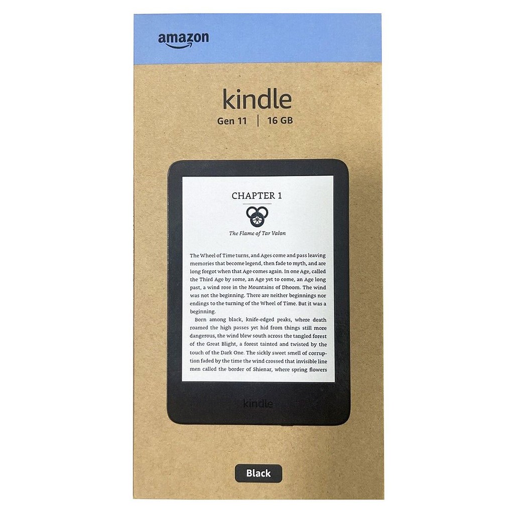 Amazon Kindle (11th Gen. 2024) Wi-Fi 6-inch 16GB E-reader (With Ads) - Black, RS23CV