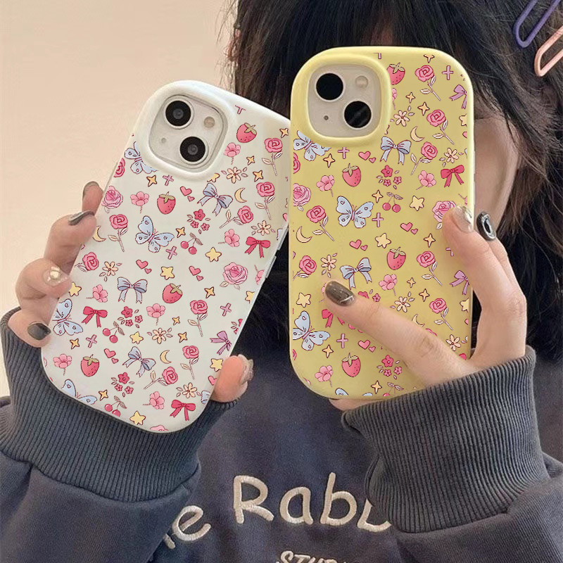 💚POPPA💚ส่งจากไทย เคสนิ่มไม่กัดเครื่อง ลายน่ารัก ใช้กับ ไอโฟน 7/8PLUS 11 12 13 14 15 pro max XS/XR XSMAX 14plus/15plus