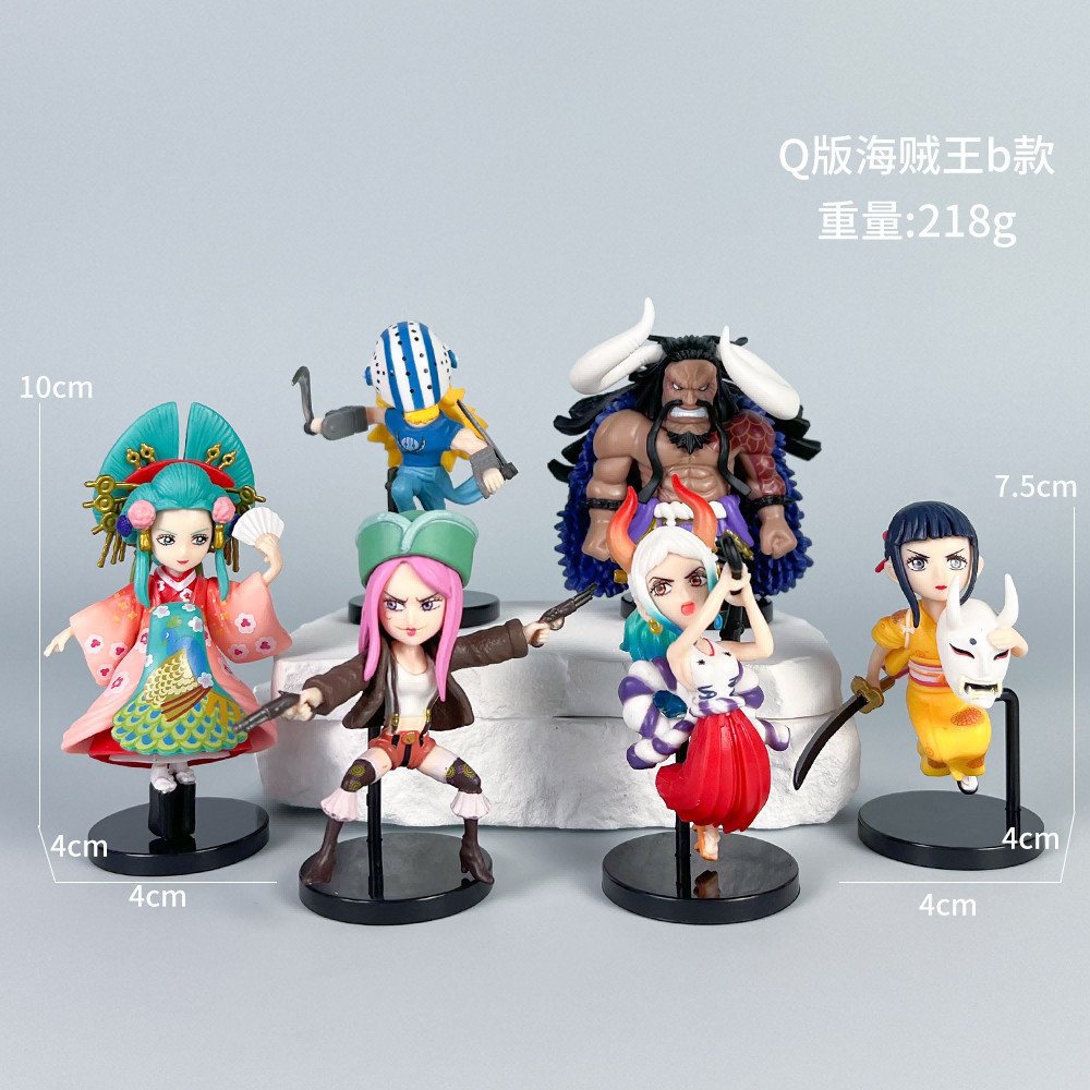 จัดส่งจากประเทศไทย6 ชิ้น/กล่อง One Piece Zoro Luffy รูปที่ 8