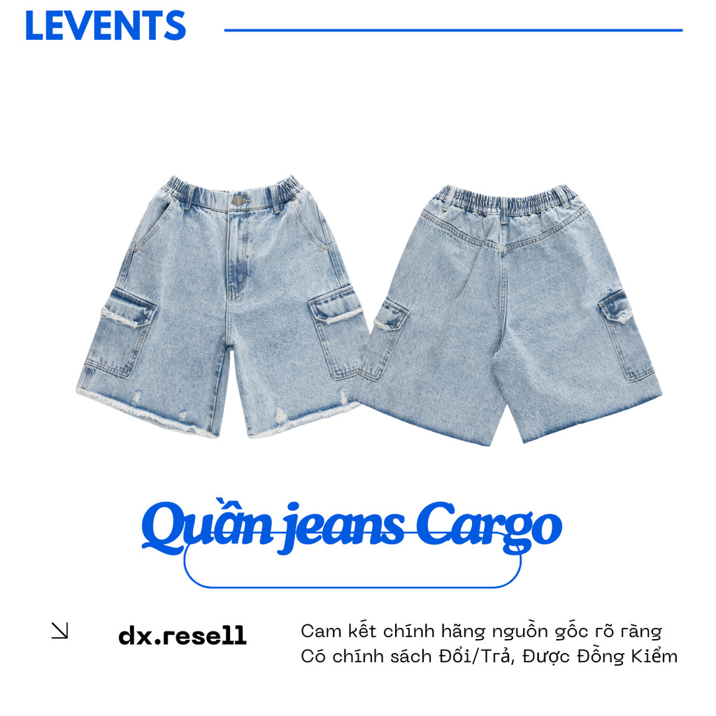 Levents Cargo Denim Short Jeans/ Blue