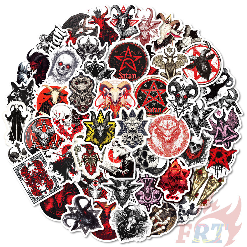 ❉ สติ๊กเกอร์ ชุดซาตานอสูร 01 ❉ 50 ชิ้น/เซ็ต DIY แฟชั่นสติ๊กเกอร์ Doodle กันน้ํา