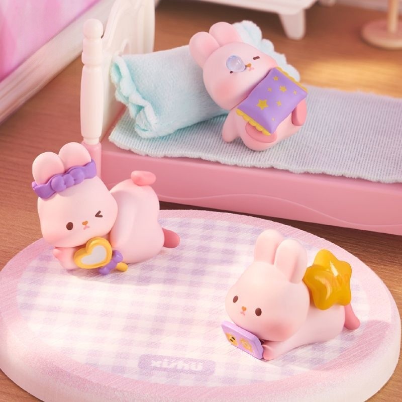 ❤ ❤ ， MOMO Touch Rabbit Fun Life Series กล่องลูกกวาดอนุภาคน่ารัก ของตกแต