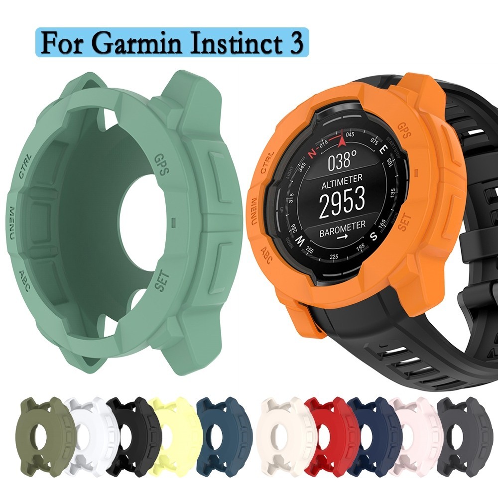 เคสซิลิโคน สำหรับ Garmin Instinct 3 50 45 mm. Amoled / Solar silicone case
