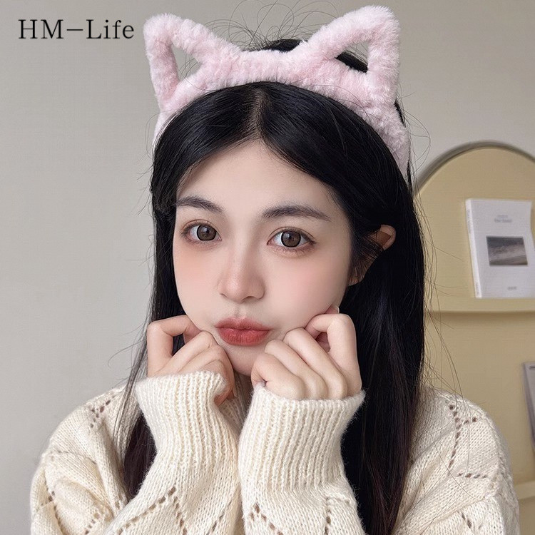 ใหม่แฟชั่นน่ารักหูแมวที่คาดผมหูแมวนุ่มที่คาดผมหูแมวเกาหลีที่เรียบง่ายแฟชั่นล้างหน้าเครื่องประดับผม G3293