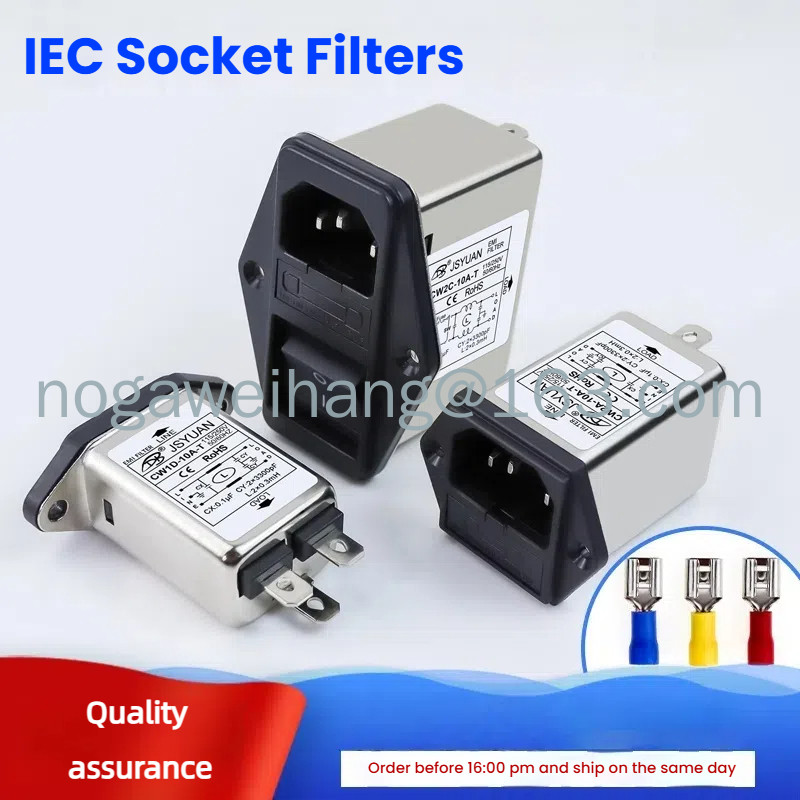 CW2A-10A-T CW2B CW2C-10A-T ซ็อกเก็ตคู่ความปลอดภัยที่นั่งสวิทช์ 220V กรอง CW1D