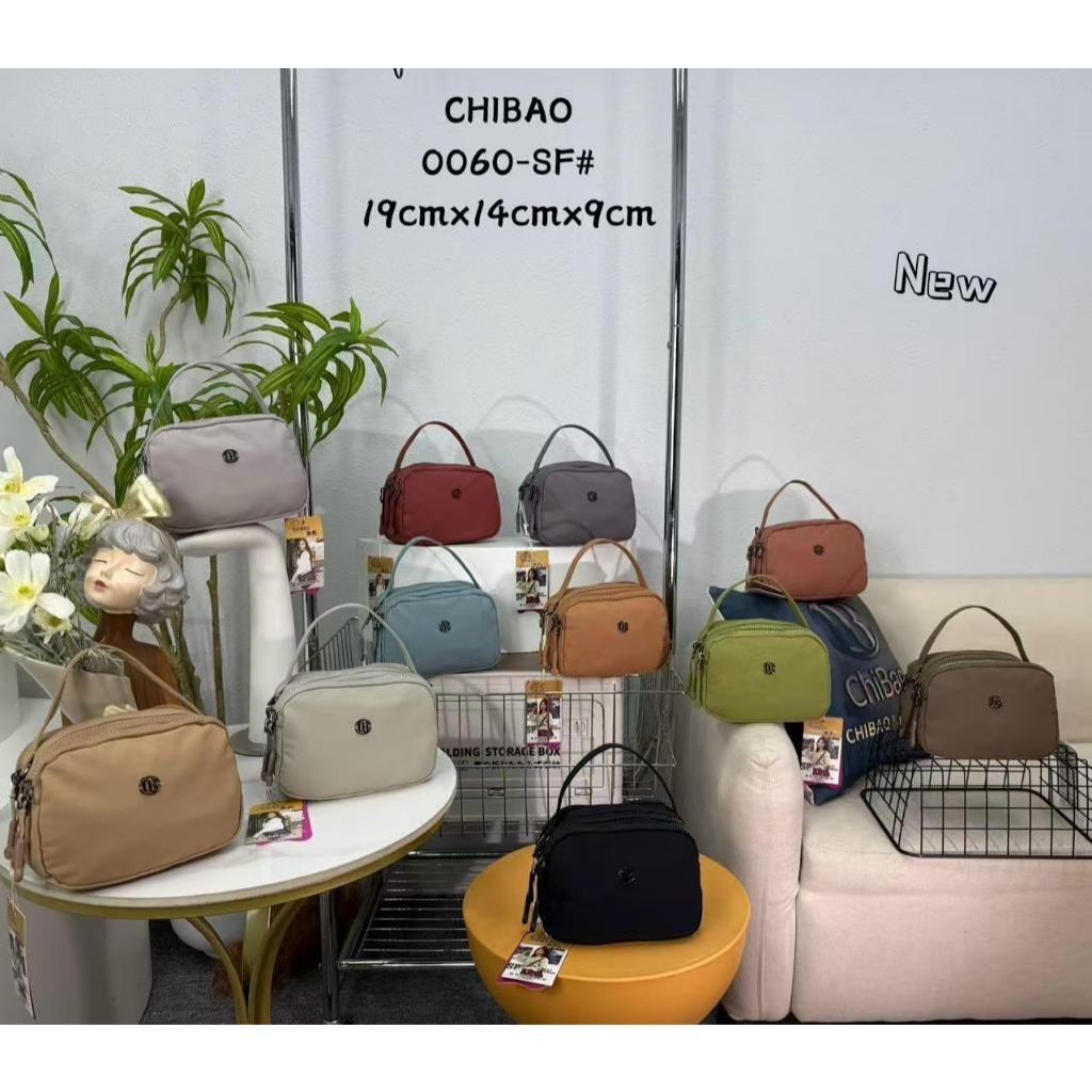 Chibao CB 0060-SF กระเป๋าสะพายข้างผู้หญิง + ถุงเก็บฝุ่นฟรี ล่าสุด