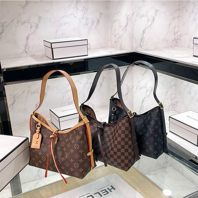 Tote Bag Retro Female Bag กระเป๋าสะพายความจุขนาดใหญ่