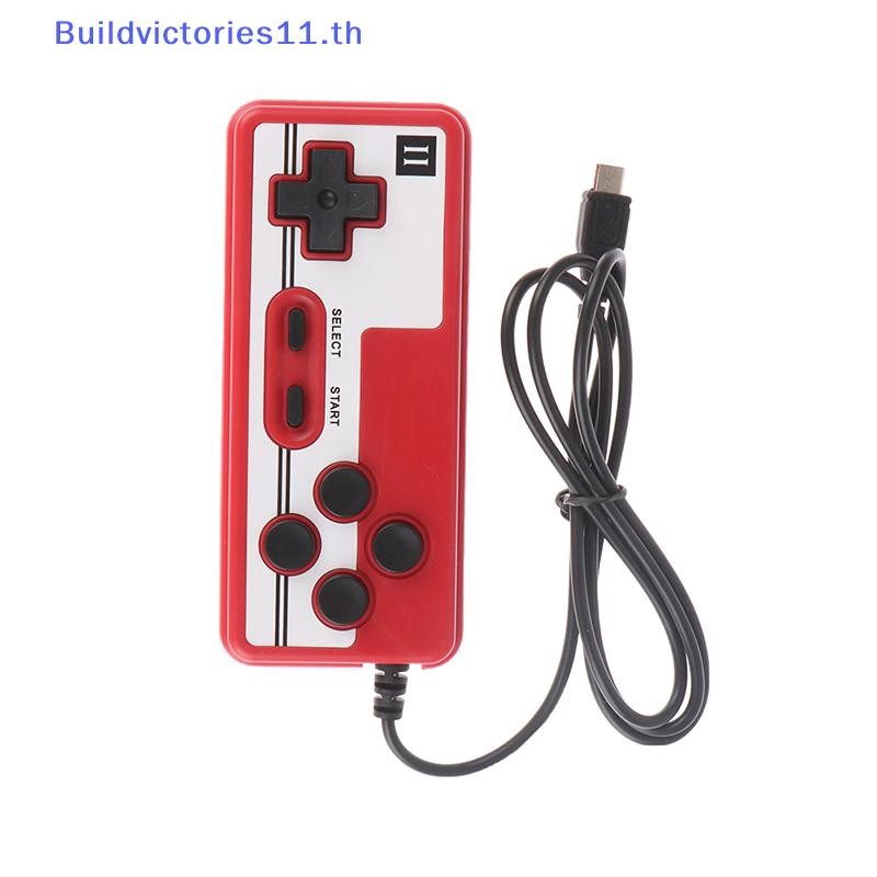 Buildvictories11 1PCS ใหม่คลาสสิก Retro รุ่น Home Fc Plug-in คู่คอนโซลเกมมือถือ Handle TH