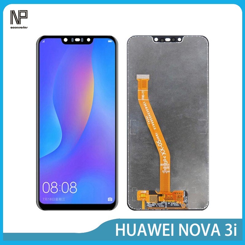 สําหรับ Huawei Nova 3i จอแสดงผล LCD หน้าจอสัมผัสแผง Nova3 PAR LX1 LX9 INE LX2 L21 ANE LX3 L23 Nova 3