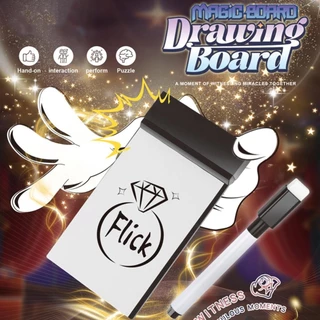 HW วาดสิ่งใดๆ เพื่อวัสดุวัตถุ Magic Tricks ปรากฏ Props นักมายากล Close-Up Gimmick Illusion แฟนของขวัญข้อเสนอการแต่งงาน Helper C1O3