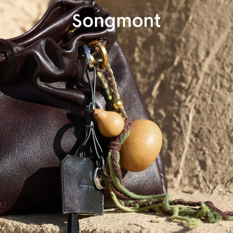 Songmont Lucky Gourd Charm กระเป๋าจี้เครื่องประดับ Retro สไตล์จีน Designer ใหม่ Gourd จี้ตกแต่ง