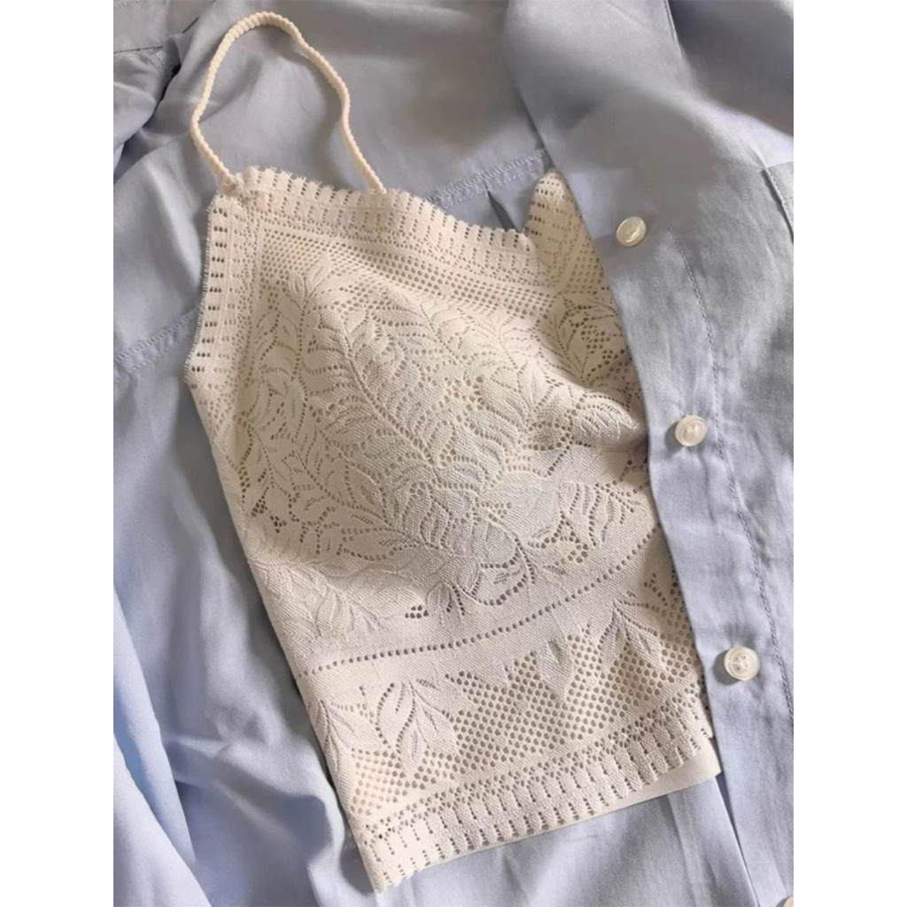 เสื้อสายเดี่ยวลูกไม้เซ็กซี่ ใส่สบาย Beauty Back Vest Bra สไตล์ใหม่ เสื้อชั้นในผู้หญิง