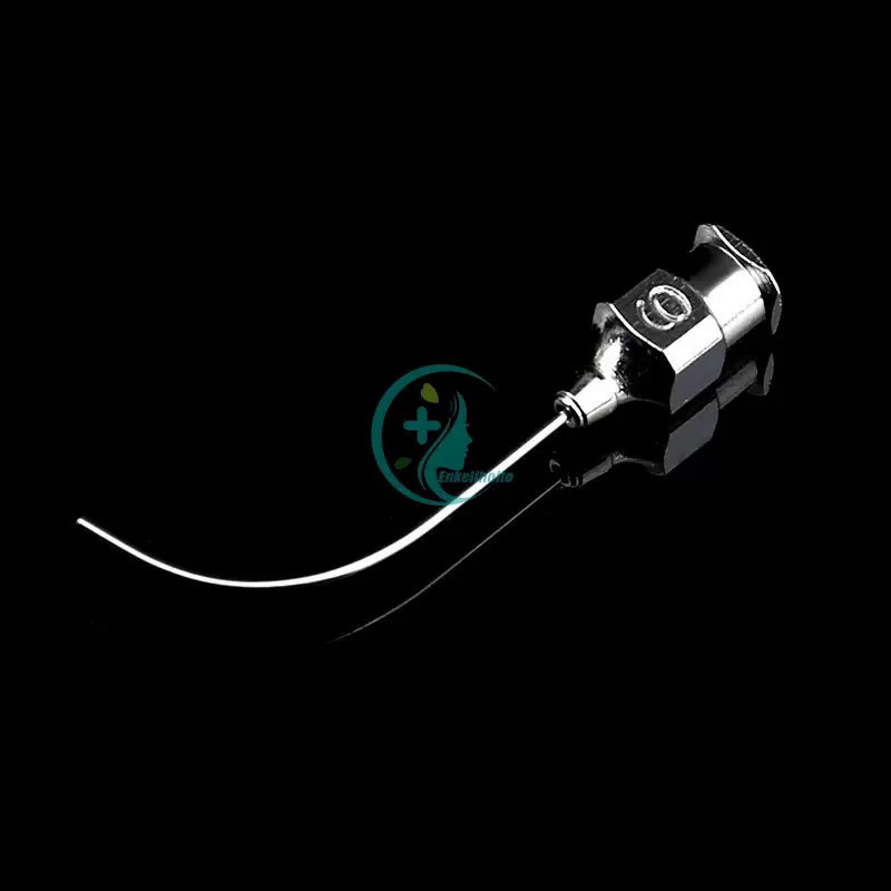 Medical Ophthalmic Irrigation Needle Flat Head Oral Stainless Steel Instrument Tool Lacrimal Passage