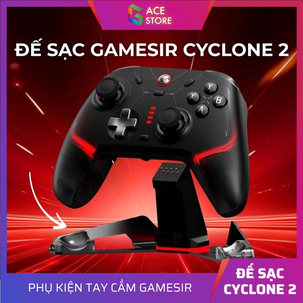 เครื่องชาร์จไร้สาย GameSir Cyclone 2