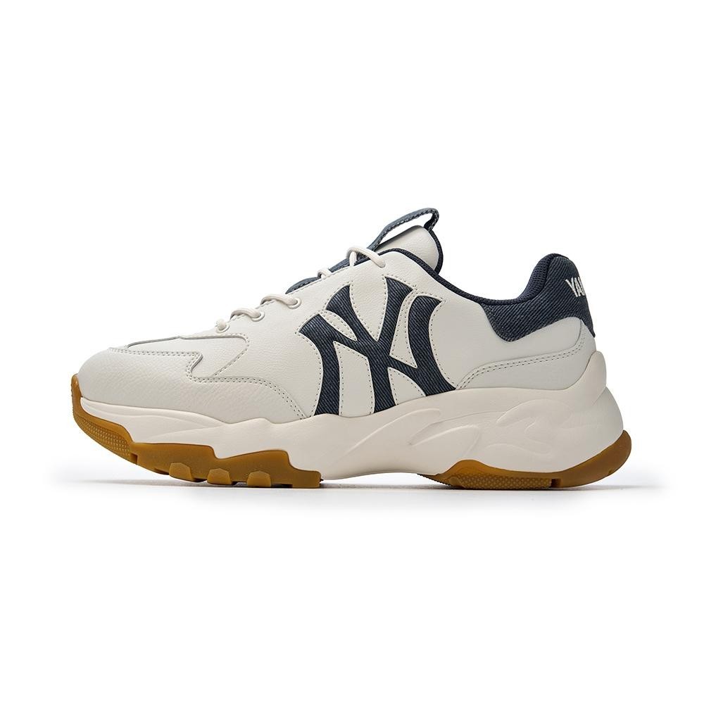MLB รองเท้าผ้าใบ ยูนิเซ็กส์ Unisex Bigball Chunky Denim Window รุ่น 3ASHD045N 50NYS สีน้ำเงิน