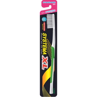 Systema ซิสเท็มมา แปรงสีฟัน ซอฟท์ แอนด์ สลิม เอ็กซ์แอล ขนแปรงนุ่มพิเศษ 1 ชิ้น (คละสี)