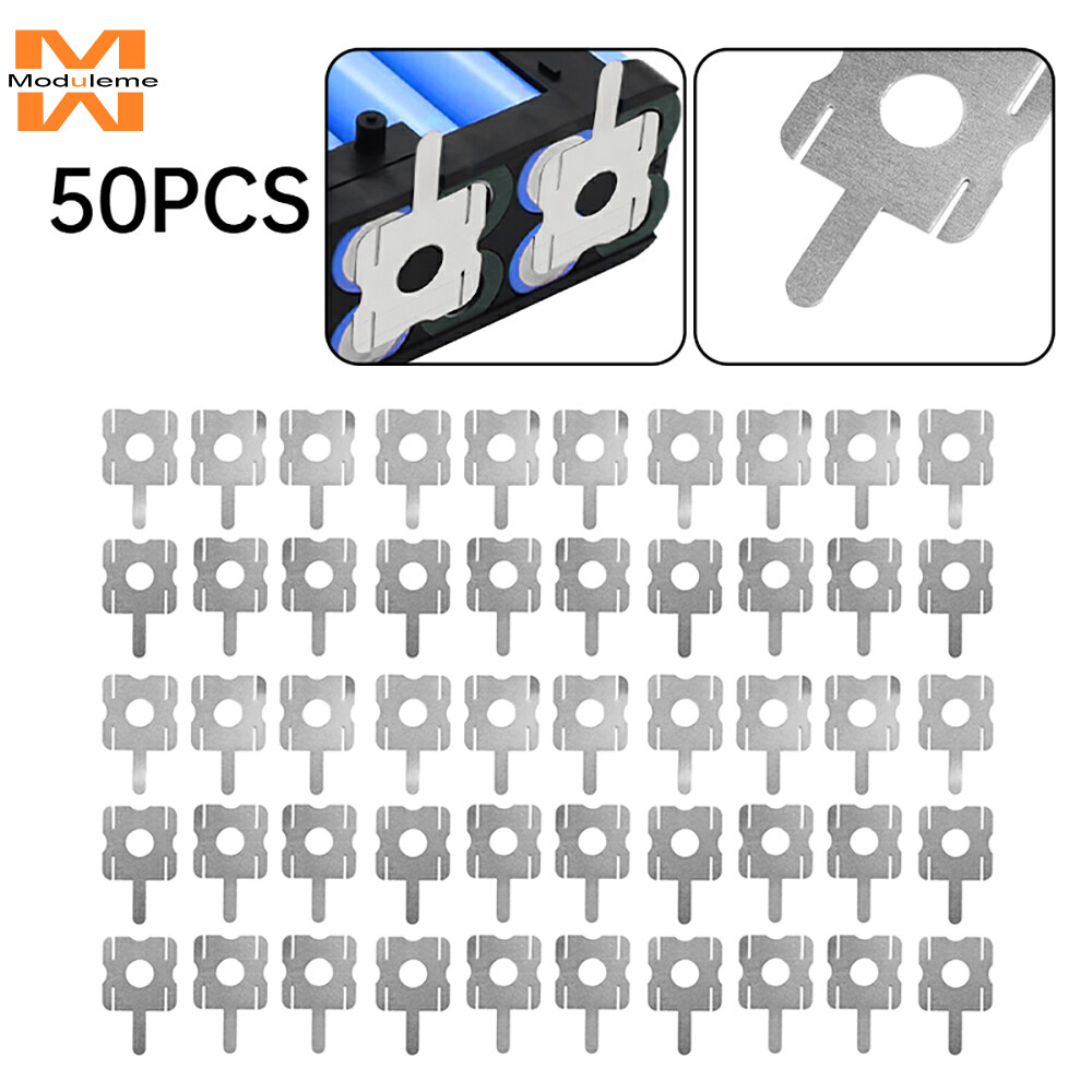 50ชิ้น18650แบตเตอรี่ลิเธียมแพ็คเชื่อมต่อฤดูใบไม้ผลิรูปตัวยู4วินาทีเชื่อมนิกเกิลเครื่องมืออุปกรณ์เสริม