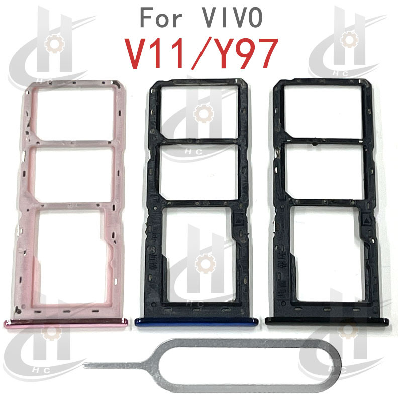 สําหรับ VIVO V11 / Y97 ถาดซิมการ์ดผู้ถือช่องใส่การ์ด Reader SD Slot อะแดปเตอร์อะไหล่