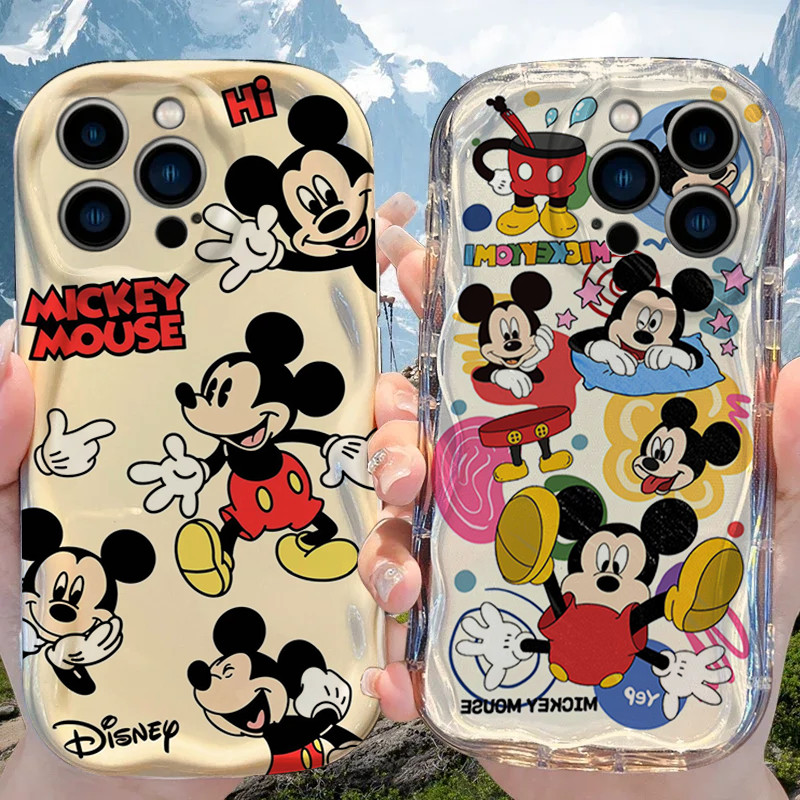 น่ารัก Hi Mickey Mouse เคสโทรศัพท์สําหรับ OPPO A5 A3 A2 Pro A3x A60 A79 A38 A18 A2x A78 A58 A98 A1 A
