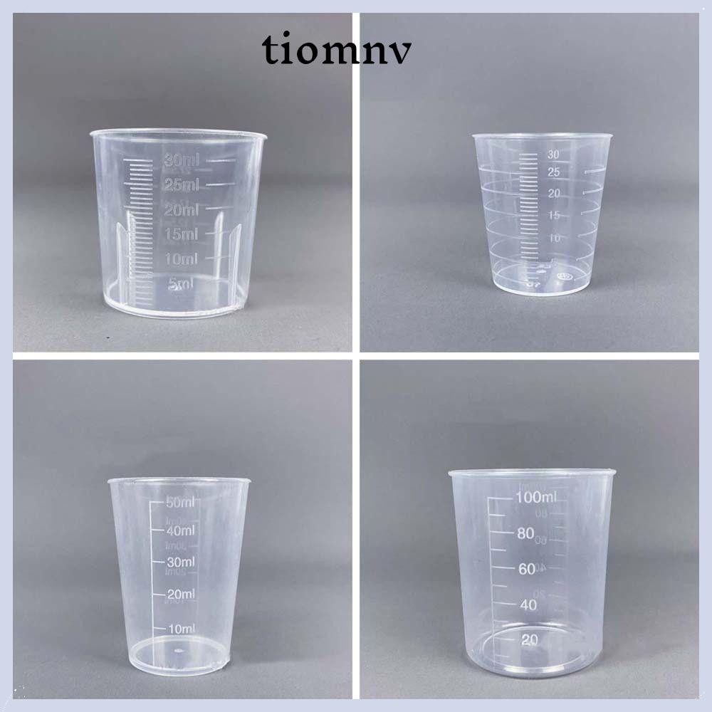 เหยือกตวง TIOMNV56,มินิสําเร็จการศึกษาถ้วยตวง,ภาชนะบรรจุของเหลวเครื่องมือวัดพลาสติกสําเร็จการศึกษาห้องปฏิบัติการบีกเกอร์ครัวเบเกอรี่