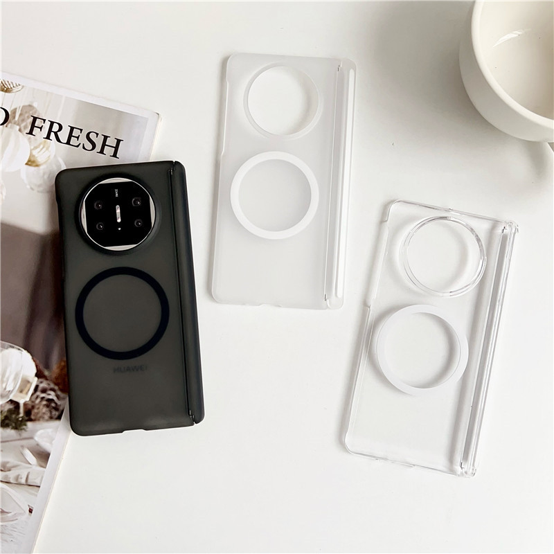 ฝาครอบปลอกบานพับแม่เหล็กแบบบาง Oppo Find N5 Open Oneplus Open 2 Translucency/matte/clear Case