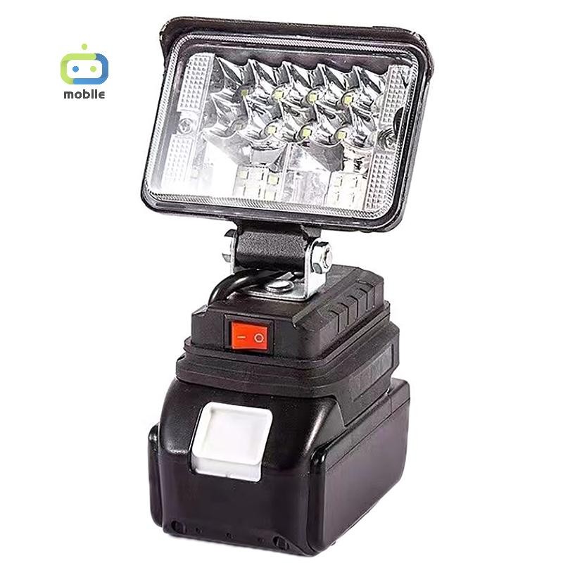 [maygood] สําหรับแบตเตอรี่ลิเธียมไอออน 18V ไฟ LED ทํางาน 3/4 นิ้วไฟฉายแบบพกพาโคมไฟน้ําท่วมฉุกเฉิน Camping Lamp {TH}