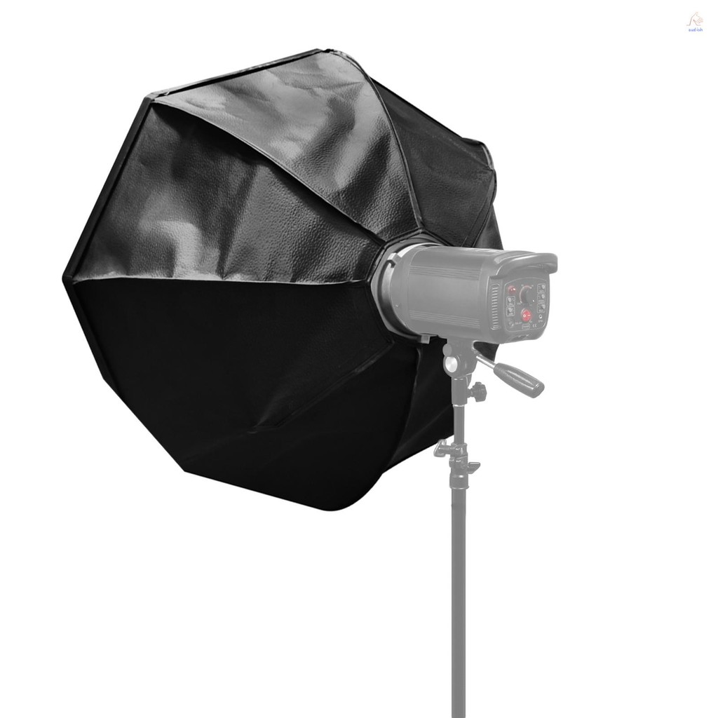 Andoer 120 ซม./47in พับ Octagon Softbox พร้อม Bowens Mount 8 สนับสนุนแท่งผ้านุ่มและกระเป๋าถือสําหรับ