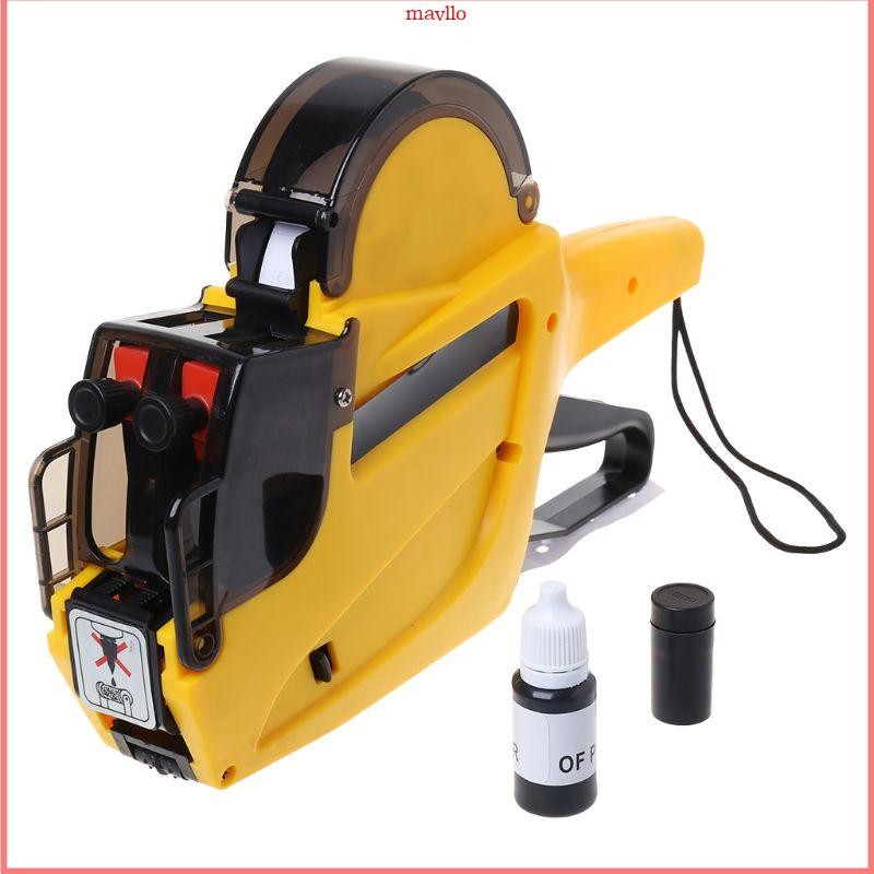 MAVLO MX-6602 10 หลัก 2 เส้นราคาแท็ก Marker Pricing ราคา Labeller สําหรับ Superm