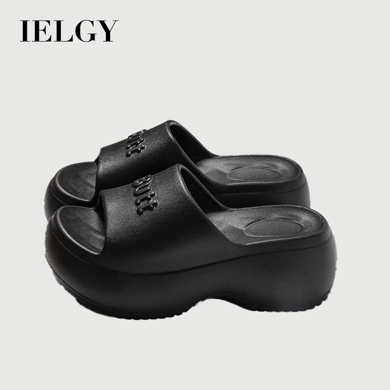 IELGY รองเท้าแตะเย็นชายหาดริมทะเลในฤดูร้อนของผู้หญิง EVA