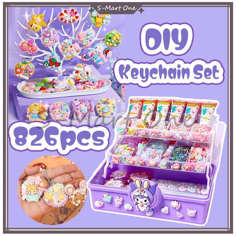 GANTUNGAN SM 303/825/522Guka ชุด DIY ชุดพวงกุญแจชุด Deluxe DIY Deco กาวครีม guka สติกเกอร์ Gooka ครี