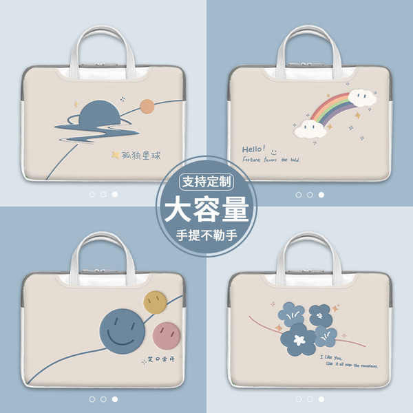 กระเป๋าโน๊ตบุ๊ค 15 6 กระเป๋าโน๊ตบุ๊ค กระเป๋าแล็ปท็อปโน๊ตบุ๊คหญิงเรียบง่ายเหมาะสําหรับ Lenovo Shin-Ch