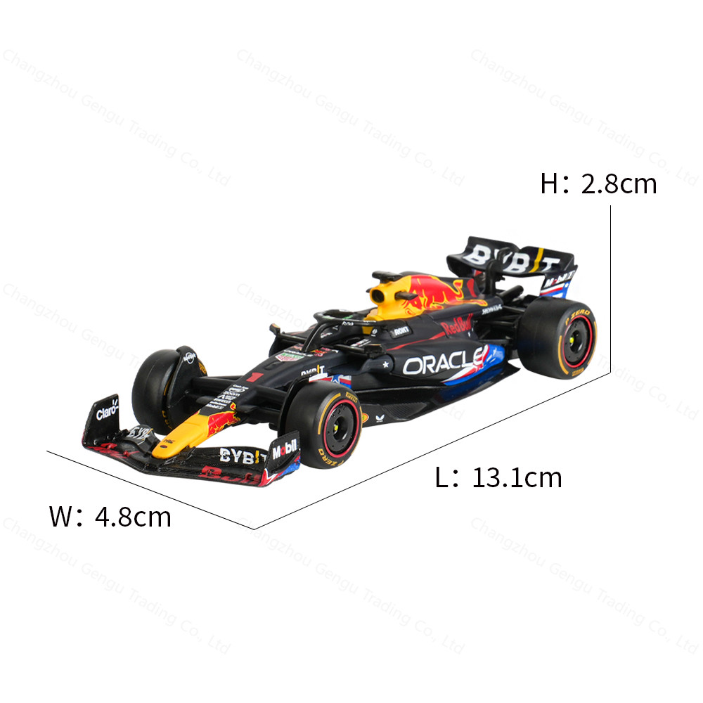 Bburago 1:43 2023 RB19 #1 #11 Red Bull Austin F1 Racing Formula Car Static Simulation Diecast Alloy Model Car - รูปที่ 2