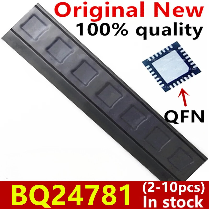 (2-10ชิ้น) 100% ใหม่ BQ24781RURYR BQ24781 QFN-28 ชิปเซ็ต