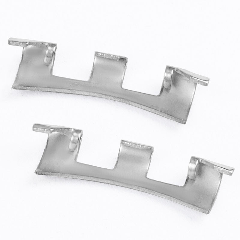 20 มม.22 มม.สายนาฬิกาโค้ง End Link Connector อะแดปเตอร์สําหรับ Seiko ดําน้ํา Diver SKX007 SKX009 SKX173 SKX175 สแตนเลสสตีลนาฬิกาอะแดปเตอร์โลหะเงิน Connector