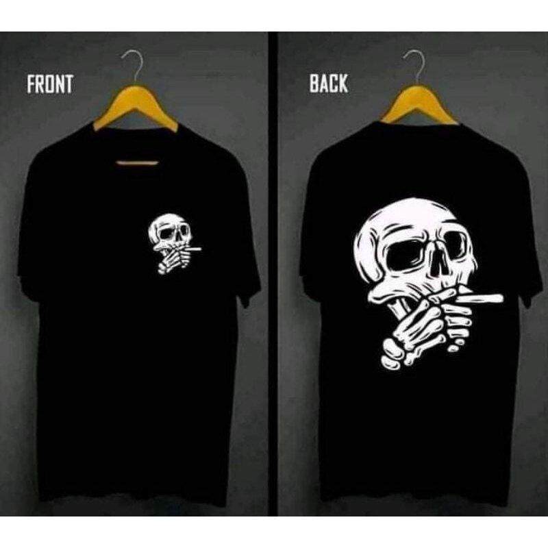 LIVE34 เทรนด์อวตารซีรีส์ผู้ชายและผู้หญิงเสื้อยืดสีดําทั้งหมด .