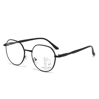 Progressive Photochromic Multifocal Far Sighting Glasses Anti Blue Light แว่นกันแดดกลางแจ้งสำหรับการดูใกล้และไกล