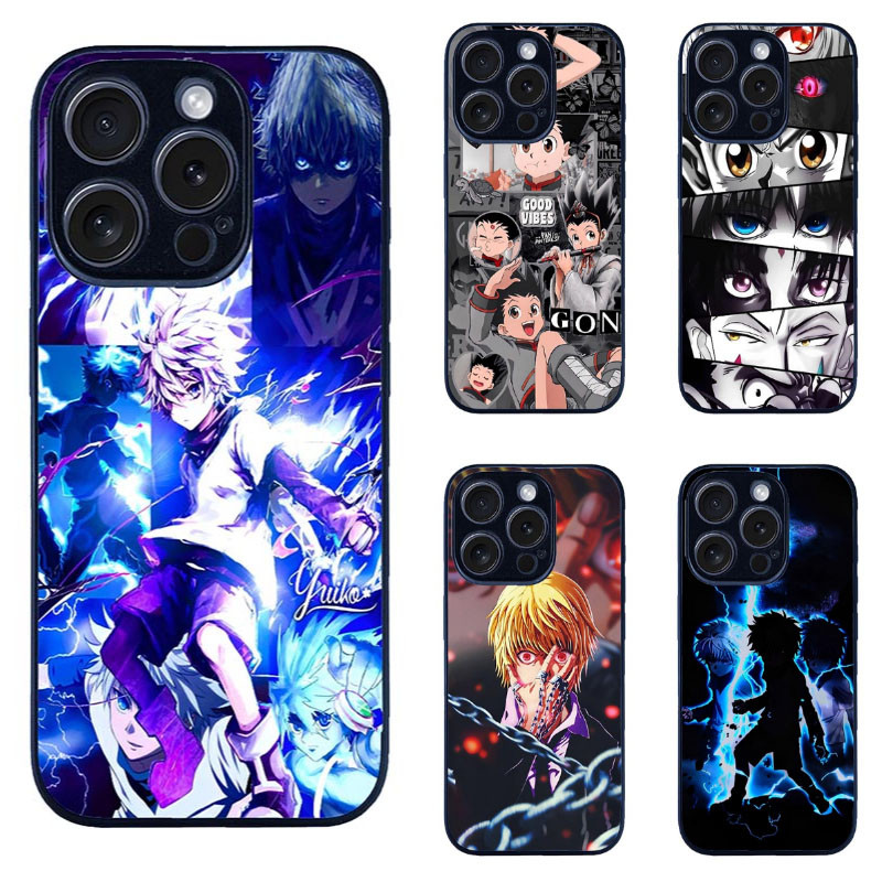 เคสโทรศัพท์สําหรับ Iphone 15 Pro Hunter x Hunter Killua Gon Kurapika Shizuku Hisoka กันกระแทก