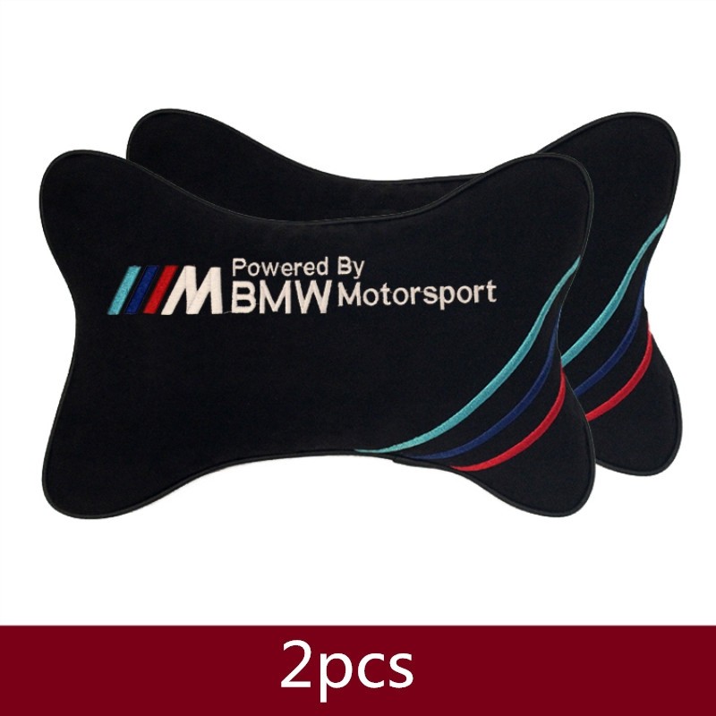 2pcs รถคอหมอนรถที่นั่ง Headrest สําหรับ BMW E90 F30 F10 F34 G20 G30 F15 F16 F48 F25 F26 X1 X3 X5 F20