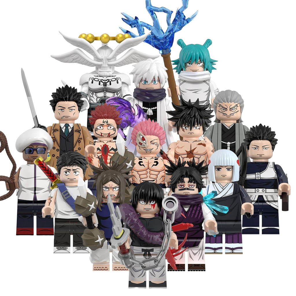 Jujutsu Kaisen Action Figure Fushiguro Toji Makora Ryomen Sukuna Choso Kusakabe Atsuya Zenin Naobito ของเล่นคอลเลกชันบล็อกอาคารสําหรับเด็ก