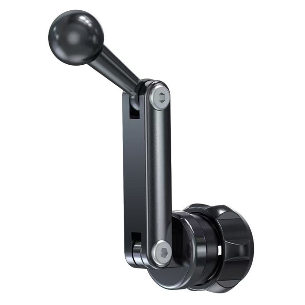 อลูมิเนียมอัลลอยด์ 17 มม. Ball Joint Extension Arm มุมอะแดปเตอร์ Bracket Extender หมุน Rod สําหรับรถยนต์ Air Outlet Vent ที่วางโทรศัพท์